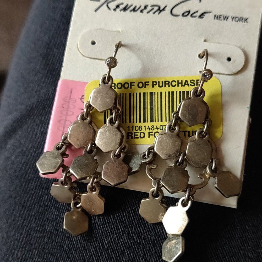 KENNETH COLE STYLISH  DANGLE EARRINGS